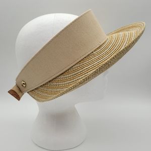 SUN GRUBBIES | woven straw/paper adjustable visor